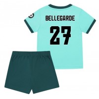 Stroje piłkarskie Wolves Jean-Ricner Bellegarde #27 Koszulka Wyjazdowej dla dzieci 2025-26 Krótki Rękaw (+ szorty)